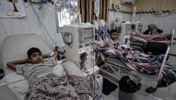 أطفال مرضى في غزة