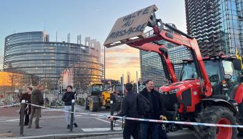 احتجاجات المزارعين في شوارع فرنسا