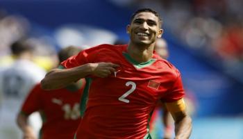أشرف حكيمي، نجم منتخب المغرب