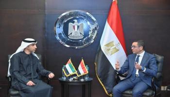 الدكتور ثاني بن أحمد الزيودي والمهندس حسن الخطيب