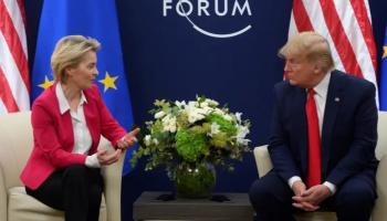 ترامب ورئيسة المفوضية الأوروبية - أرشيفية