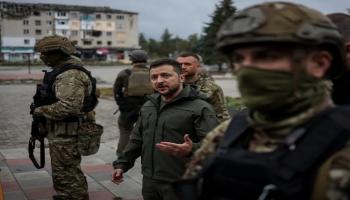 الرئيس الأوكراني فولوديمير زيلينسكي 