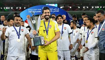 منتخب العراق بطل كأس الخليج لقدامى اللاعبين