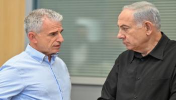 نتنياهو وديفيد برنياع رئيس الموساد