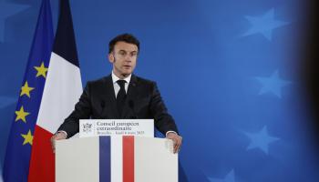 الرئيس الفرنسي إيمانويل ماكرون