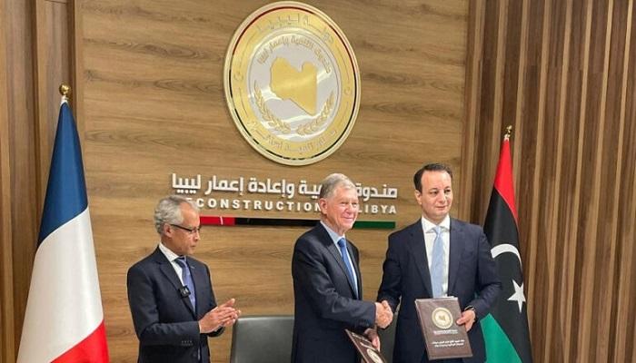 جانب من اتفاقات ليبية فرنسية للإعمار - أرشيفية