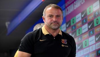هانز فليك مدرب برشلونة