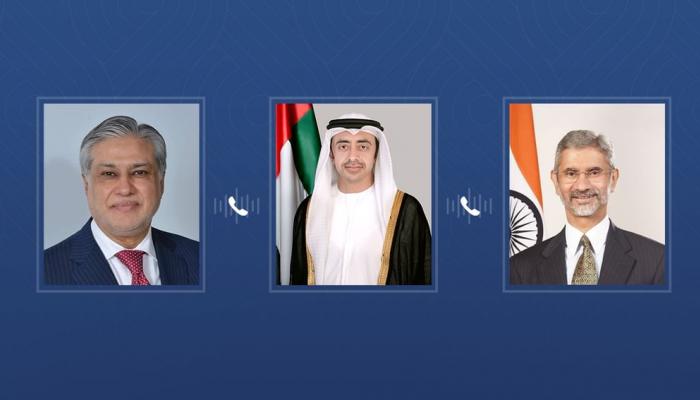 عبدالله بن زايد يجري اتصالين بوزيري خارجية الهند وباكستان