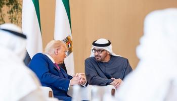 الشيخ محمد بن زايد آل نهيان ودونالد ترامب