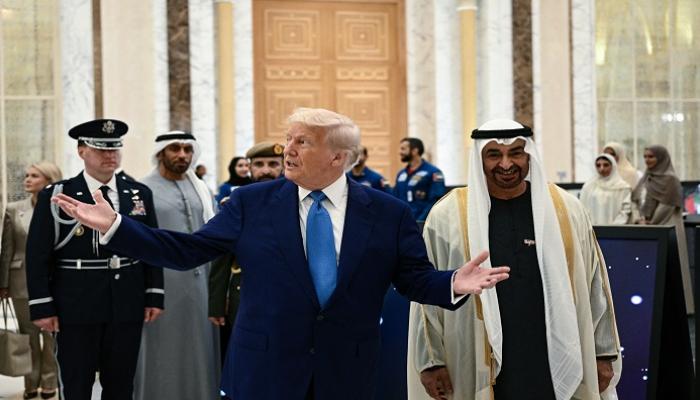 محمد بن زايد آل نهيان ودونالد ترامب