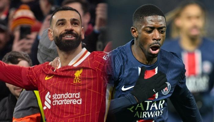 عثمان ديمبلي ومحمد صلاح