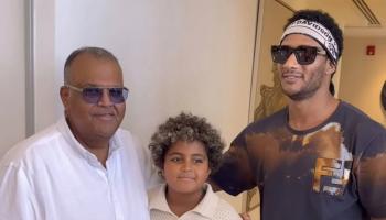 محمد رمضان وعائلته