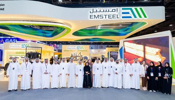 جانب من مشاركة مجموعة «إمستيل» في «اصنع في الإمارات»