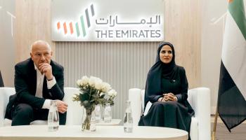 علياء المزروعي خلال زيارتها لألمانيا