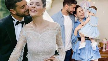 Yıldız Çağrı Atiksoy kızı Mira Milena'nın yüzünü ilk kez paylaştı⁣