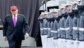 ترامب في حفل تخرج أكاديمية ويست بوينت