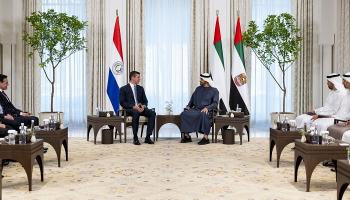 الشيخ محمد بن زايد آل نهيان ورئيس باراغواي