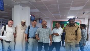 زيارة الوفد الكندي إلى الجنوب الليبي 