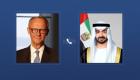محمد بن زايد يبحث مع المستشار الألماني «علاقات التعاون»