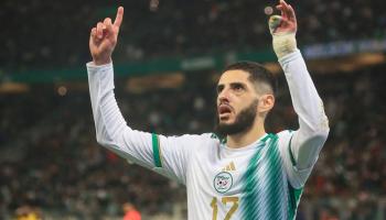ياسين بنزية، نجم منتخب الجزائر