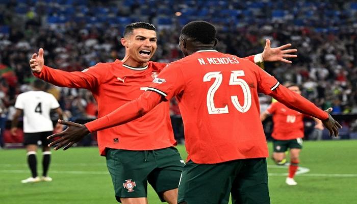 رونالدو من مباراة ألمانيا والبرتغال