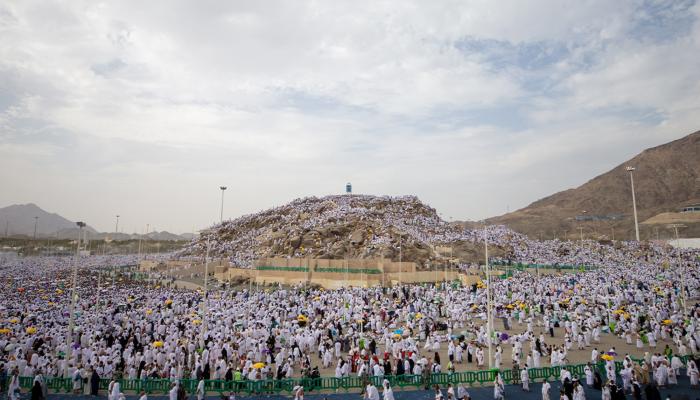 الحجاج على صعيد عرفات
