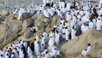 الحجاج على جبل عرفات