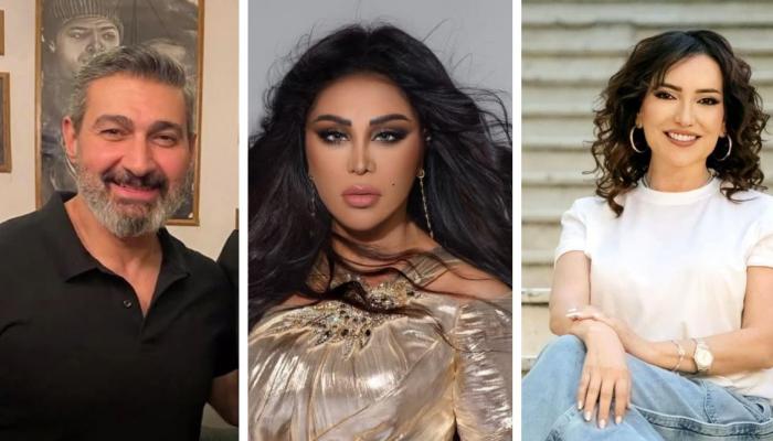أمل عرفة وأحلام وياسر جلال