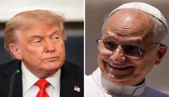 البابا ليو الرابع عشر وترامب