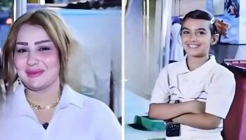 أم رندة وطفلتها