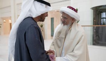 الشيخ محمد بن زايد آل نهيان يستقبل الدكتور مفضل سيف الدين