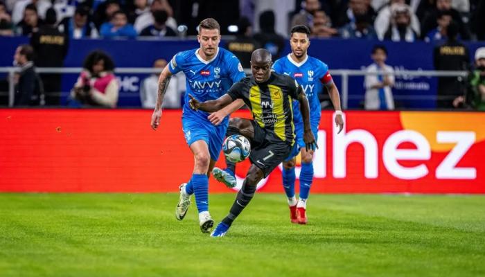 كانتي في مباراة الاتحاد والهلال