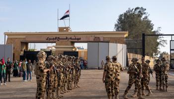 معبر رفح البري من الجانب المصري- أرشيفية