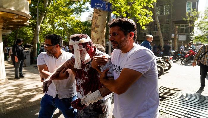 مصاب في طهران جراء غارة إسرائيلية