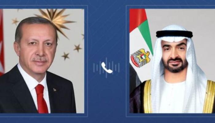 الشيخ محمد بن زايد آل نهيان والرئيس التركي رجب طيب أردوغان