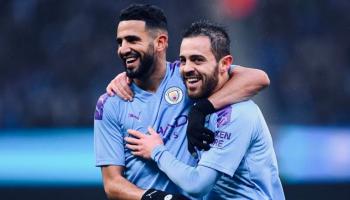 رياض محرز وبرناردو سيلفا في مانشستر سيتي