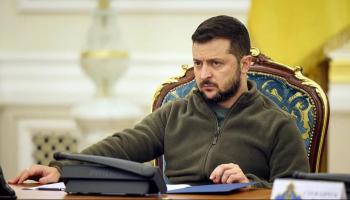 الرئيس الأوكراني فولوديمير زيلينسكي