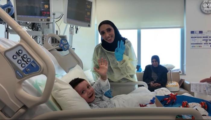  الطفل حاتم عوض في الإمارات