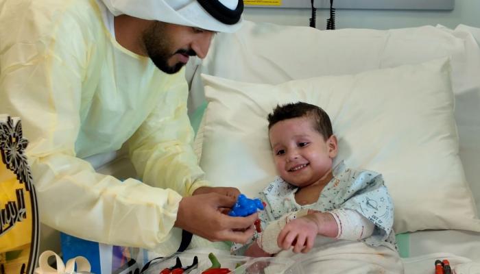 علاج الطفل حاتم عوض في الإمارات 