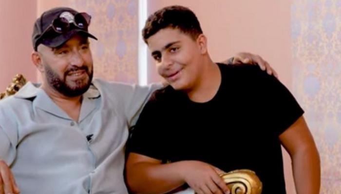 أحمد السقا وابنه حمزة