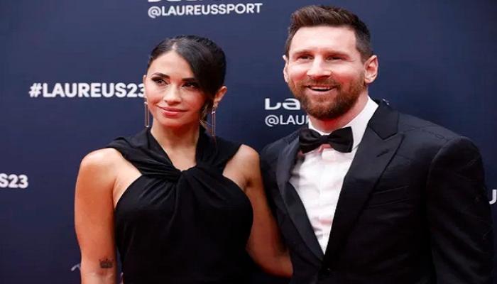 ليونيل ميسي وزوجته