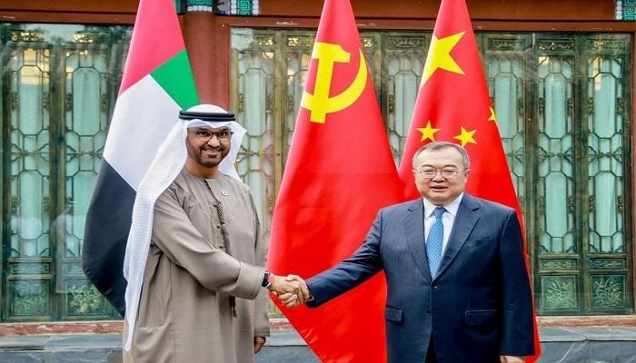 جانب من لقاءات الدكتور سلطان الجابر في الصين