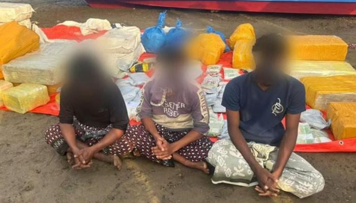 ضبط نصف طن من الحشيش قرب باب المندب