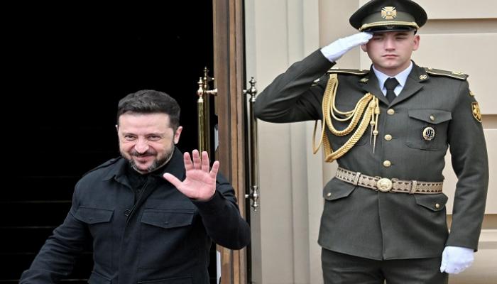 الرئيس الأوكراني فولوديمير زيلينسكي - أ ف ب