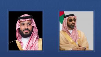 طحنون بن زايد آل نهيان ومحمد بن سلمان
