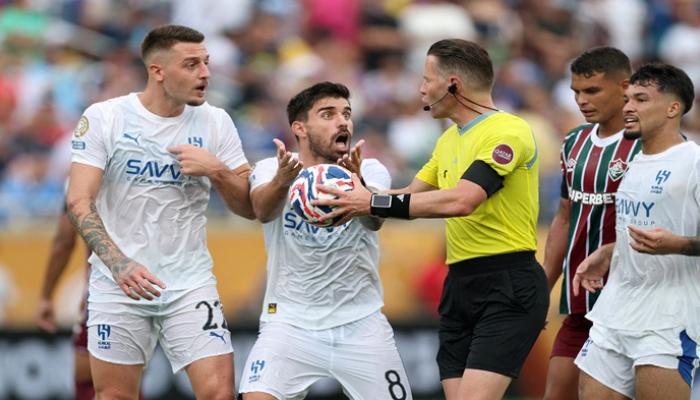 من مباراة الهلال ضد فلومينينسي في كأس العالم للأندية