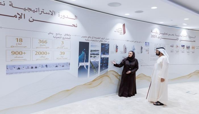 جانب من فعالية إطلاق الخطة الاستراتيجية للحكومة الاتحادية 2031
