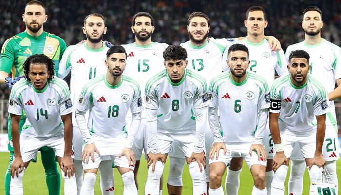 لاعبو منتخب الجزائر