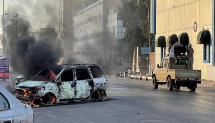 آثار اشتباكات سابقة في طرابلس- أرشيفية