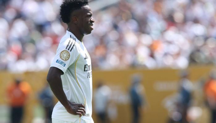 فينيسيوس في مباراة سان جيرمان وريال مدريد